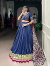 Lnb1658 Pure Chanderi Zari Weaving Work Lehenga With Blouse Dupatta Wholesale Online